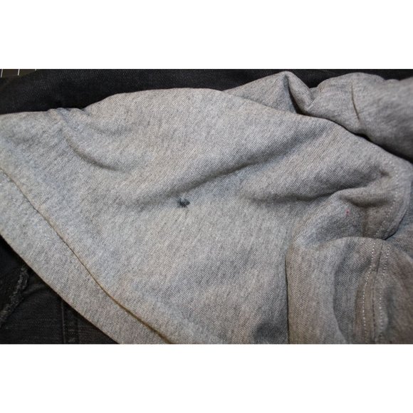 Old Navy/ Jacket with hood/(Size 3T) Black Demin with sweatshirt hoodie - Picture 5 of 16